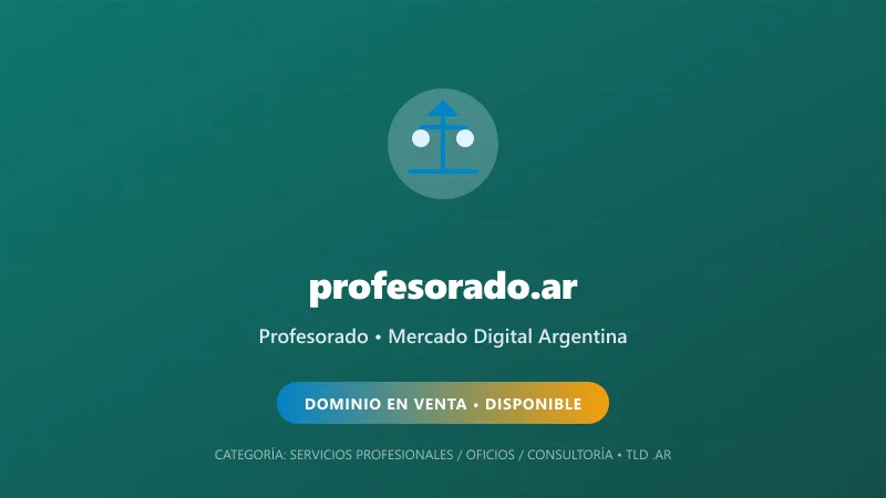 Identidad gráfica y activo digital para Profesorado en Argentina